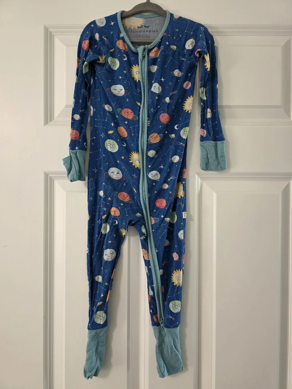 Little Sleepies Bamboo Zippy - Discontinued OG Space Solar System Planets